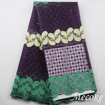 

Bridal Nigerian Wedding Lace French Net Lace Fabric High Quality Deep purple African Lace Fabric 2017 Embroidered Nigerian lace
