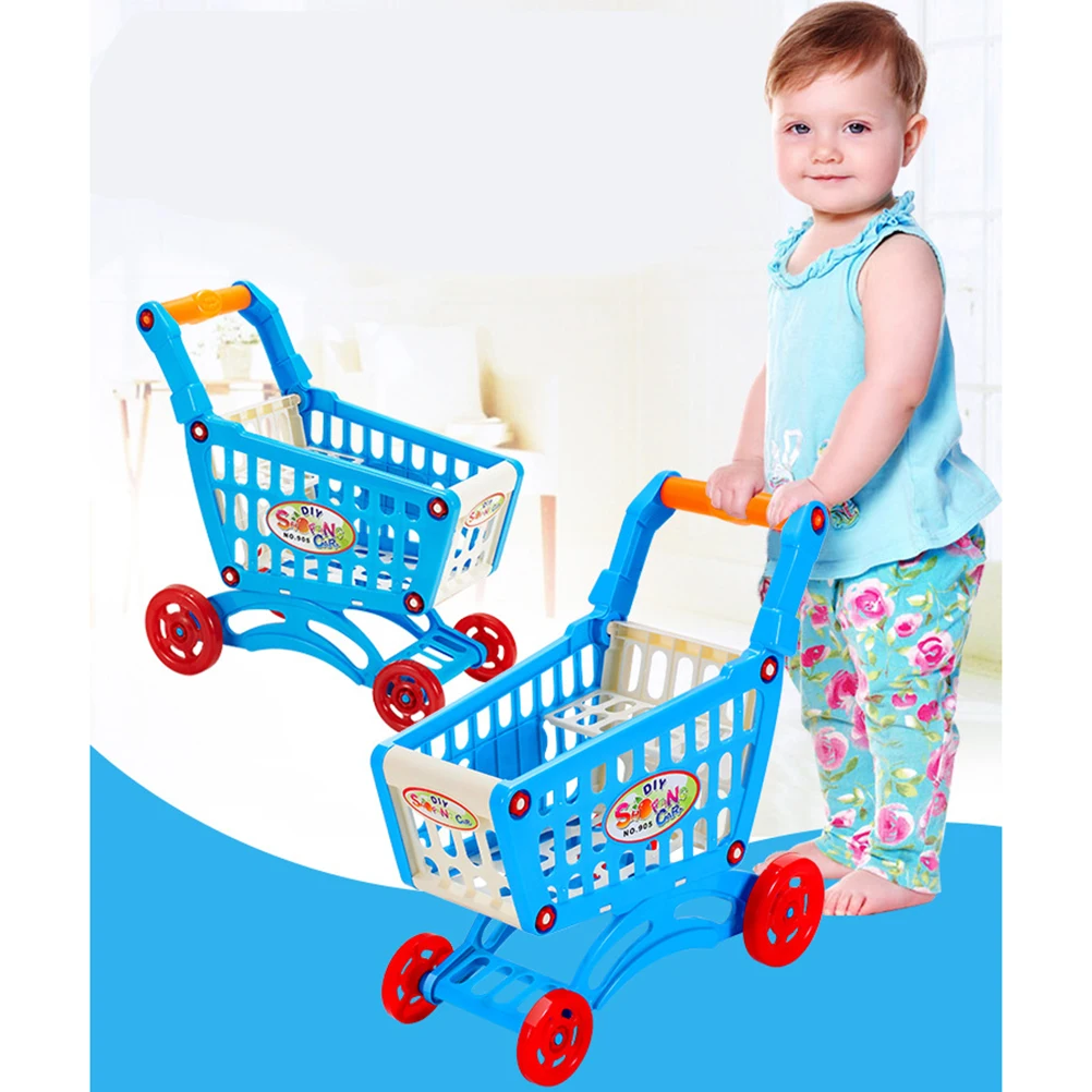 kids plastic shopping cart