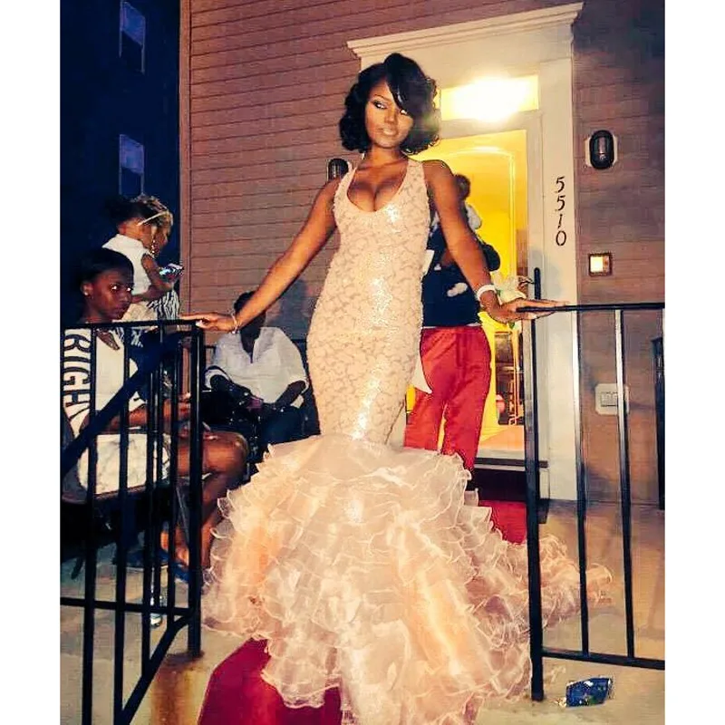 prom dresses with mermaid bottom