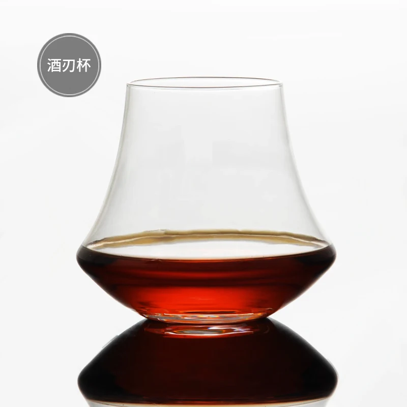 Стаканчик для виски стеклянный для вина ручной работы бессвинцовый Хрустальный стаканчик бар для шампанского вина спиртовой стеклянный пивной Шейк чашка специальная форма для коктейля - Цвет: B