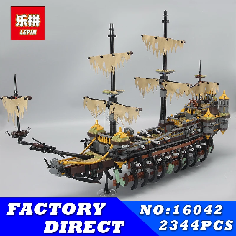 

LEPIN 16042 2344Pcs Movie Seires Pirate of The Caribbean Mary Speed Set Building Blocks Bricks Children Toys Compatible 71042