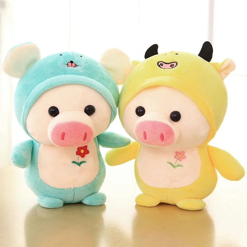 1 шт. 23 см Kawaii переодевание крестиков свинка плюшевая подвеска мягкая Подвеска со