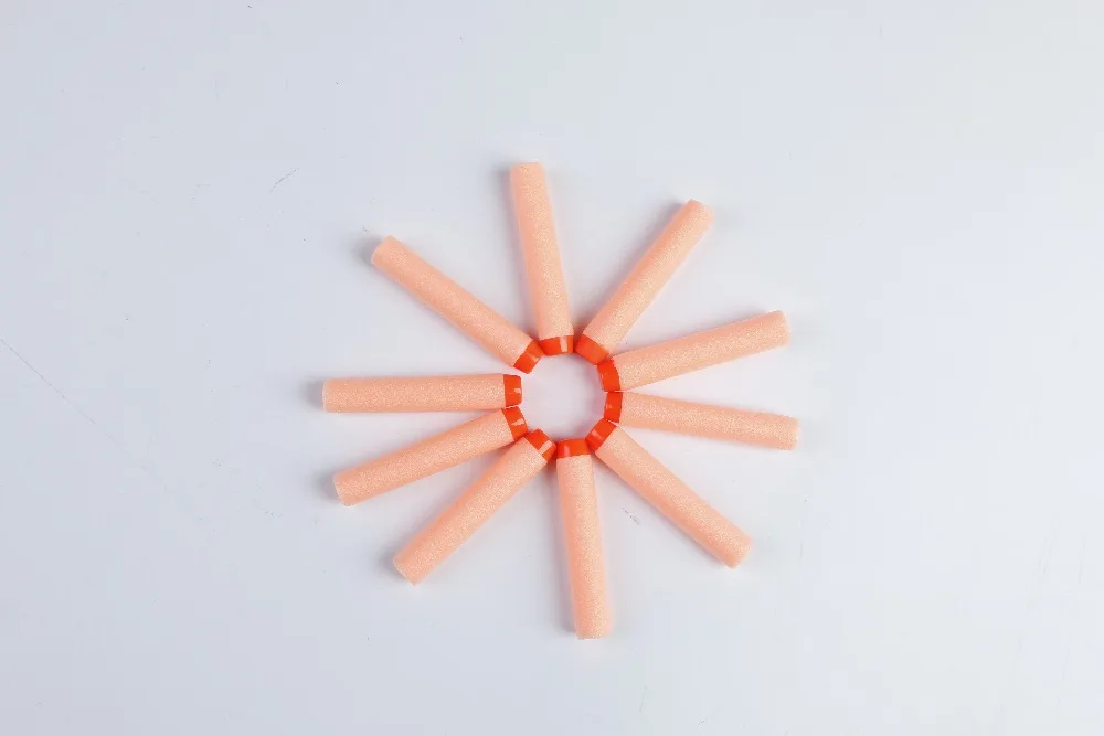 100 шт. для Nerf пулями мягкими дырочку головы 7 2 см заправка игрушка дартс оружейные