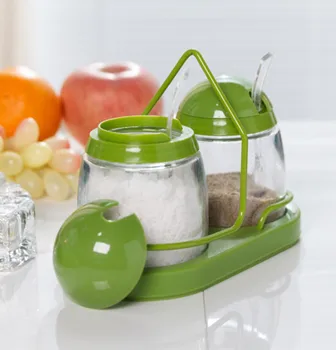 

Green Kitchen set cocina mutfak cozinha cooking tools kitchen tools cucina utensilios de cozinha Spice Jar Condiment Jar