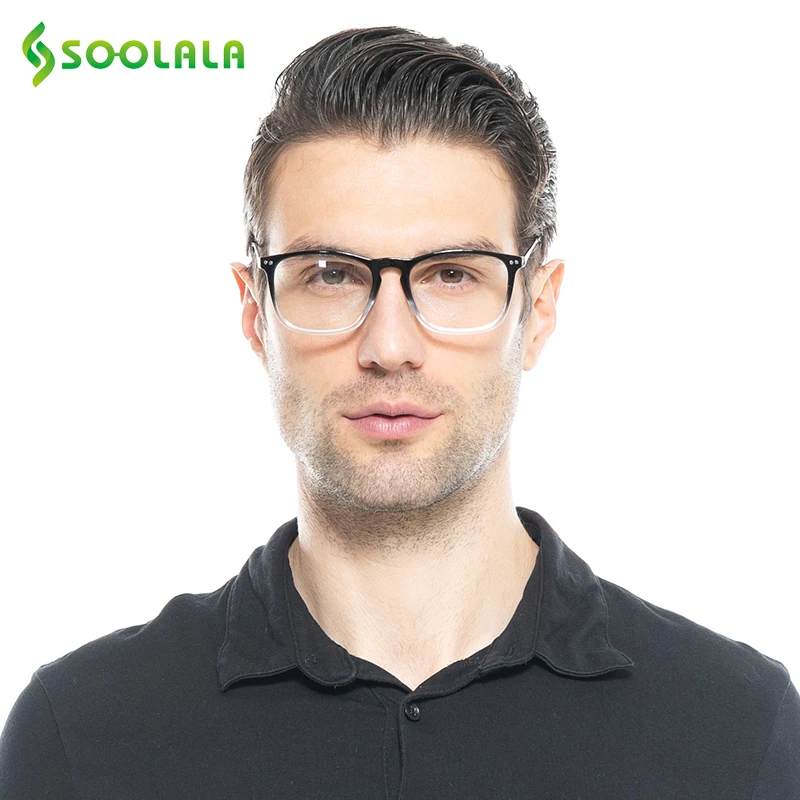 SOOLALA Anti Blue Light Glasses Men Women Gaming Computer Protection Glasses Big Blue Light Blocking Filter Anti Fatigue Glasses