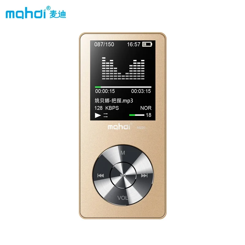 Новый спортивный MP3 плеер с динамиком 8G 80 часов полностью металлический