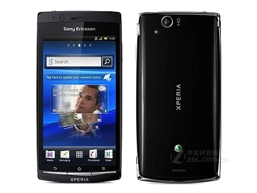 Sony Ericsson Xperia Arc S LT18i мобильный телефон 3G Android телефон разблокированный телефон 1500 мАч - Цвет: Черный