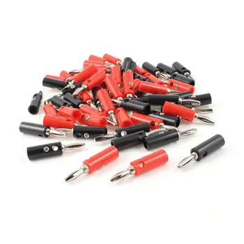 

5x New Hot Audio Speaker Cable Connector Screw Type Banana Jack Plug 30pcs