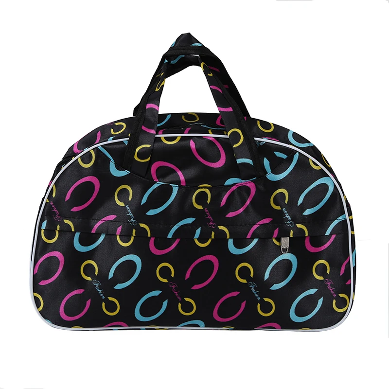 

Fashion Waterproof Oxford Women bag Colorful Petals Travel Bag Large Hand Canvas Luggage Bags