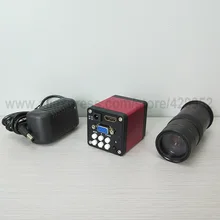Efix HDMI VGA CMOS промышленный микроскоп видеокамера аксессуары Запчасти+ регулируемый увеличительный объектив