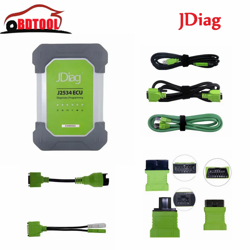 

New Original JDiag J2534 Full Set J Diag II Pro same as Autel MS908Pro J-Diag Elite Auto Diagnostic & ECU Programmer