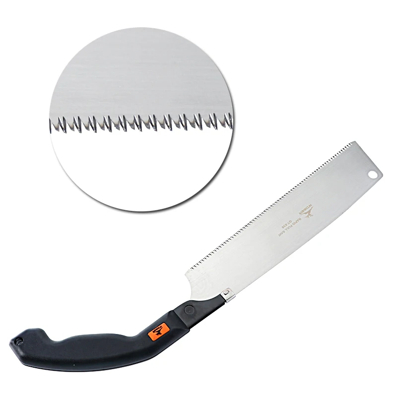 Hand Saw 440mm Japanese Saw 3-edge Tooth SK5 Steel Hacksaw For Gardening Pruning Woodworking 4