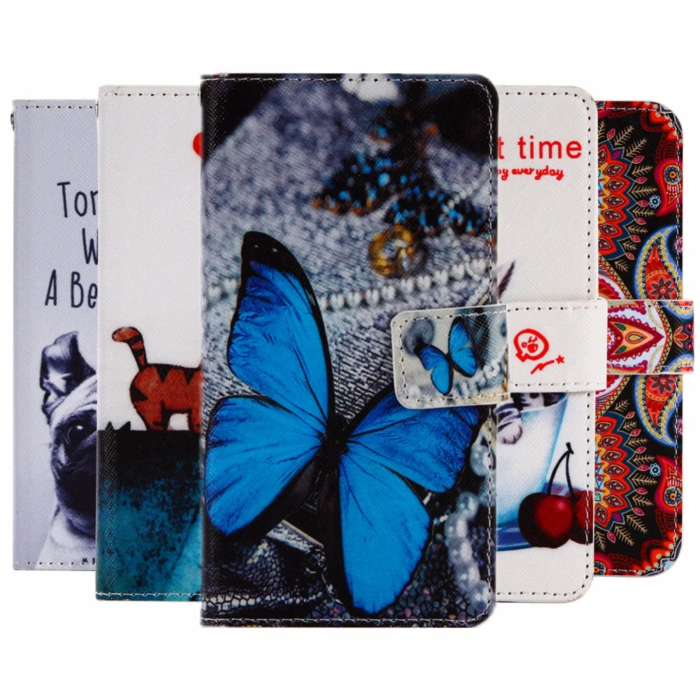 

GUCOON Cartoon Wallet Case for Huawei GR5 Honor 5X 5.5" Fashion PU Leather Lovely Cool Cover Cellphone Bag Shield