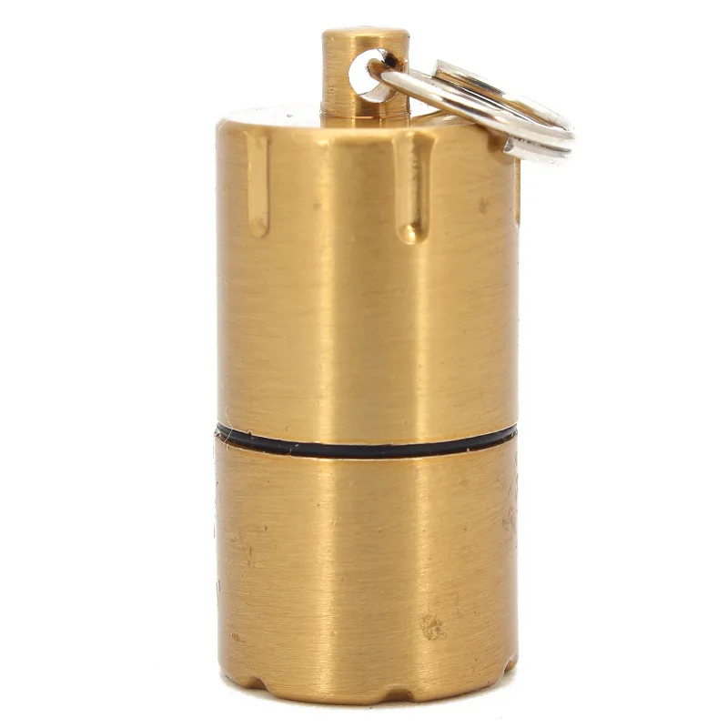 Portable Key Chain Capsule Compact Lighter Outdoor Free Fire Pocket
