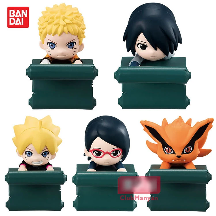 

5pcs/lot Mini cute Japanese original BORUTO -NARUTO THE MOVIE action figure collectible model toys for boys