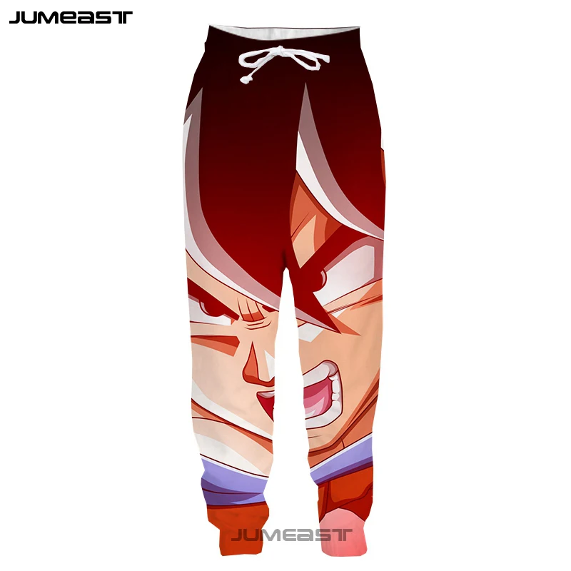 Jumeast японский классический анимационный 3D принт брюки Dragon Ball серия персонажи мода Harajuku стиль новинка Повседневные длинные брюки