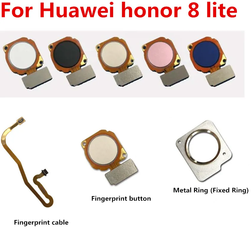 

For Huawei Honor 8 lite 8lite Return Button Key Touch ID Fingerprint Sensor Button Flex Cable Flex Repair Part