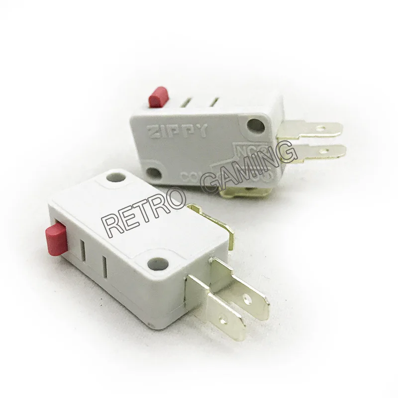 US $123.70 1000pcs ZIPPY Microswitch for Push Button 3 pin white micro switch for buttonArcade Game Partscabinet accessories