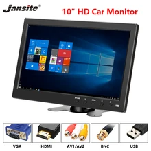 Jansite 10 “Car Monitor IPS Display può essere usato per il calcolatore HDMI di Inverso del monitor Telecamera di Assistenza Sistema Paking con la parte posteriore macchina fotografica