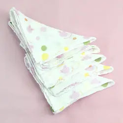 5 шт. полотенце для кормления младенцев хлопковый носовой платок Марлевое полотенце для кормления