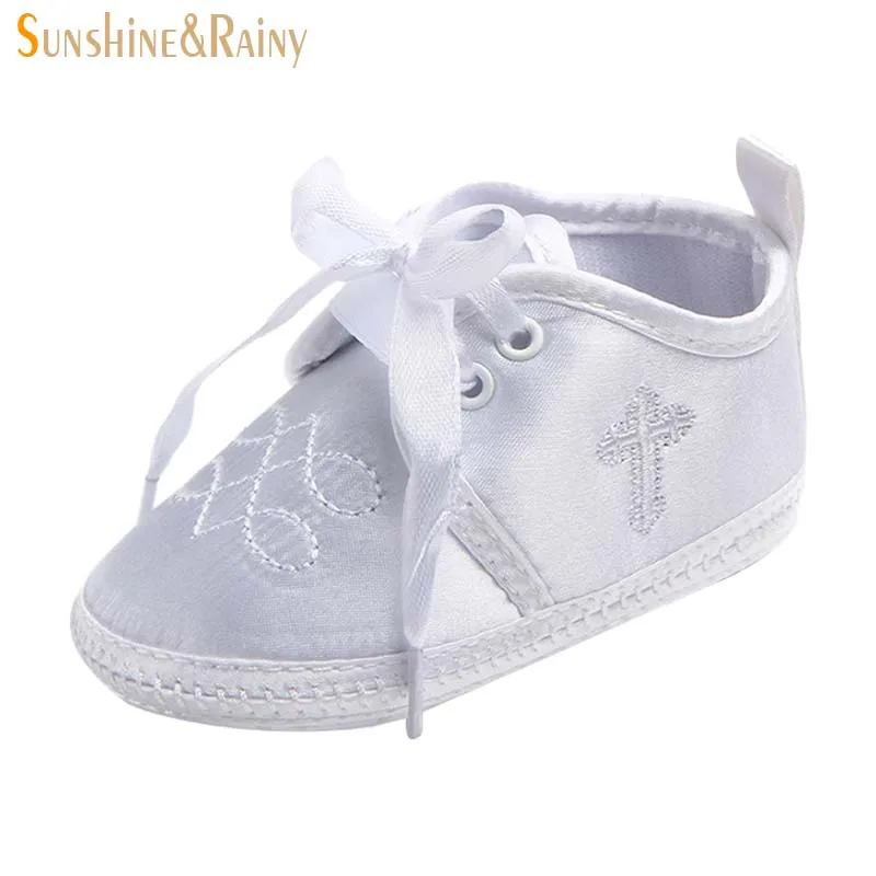 

Sunshine & Rainy Toddler Girls Satin Princess Shoes Flower Applique Shoes For Babies Autumn Orthopedic Footwear For Kids