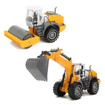 

1:22 ABS Excavator Road Roller Demolition Machine Vehicles Model Toys Road Roller toy for Kids children present toys Gift