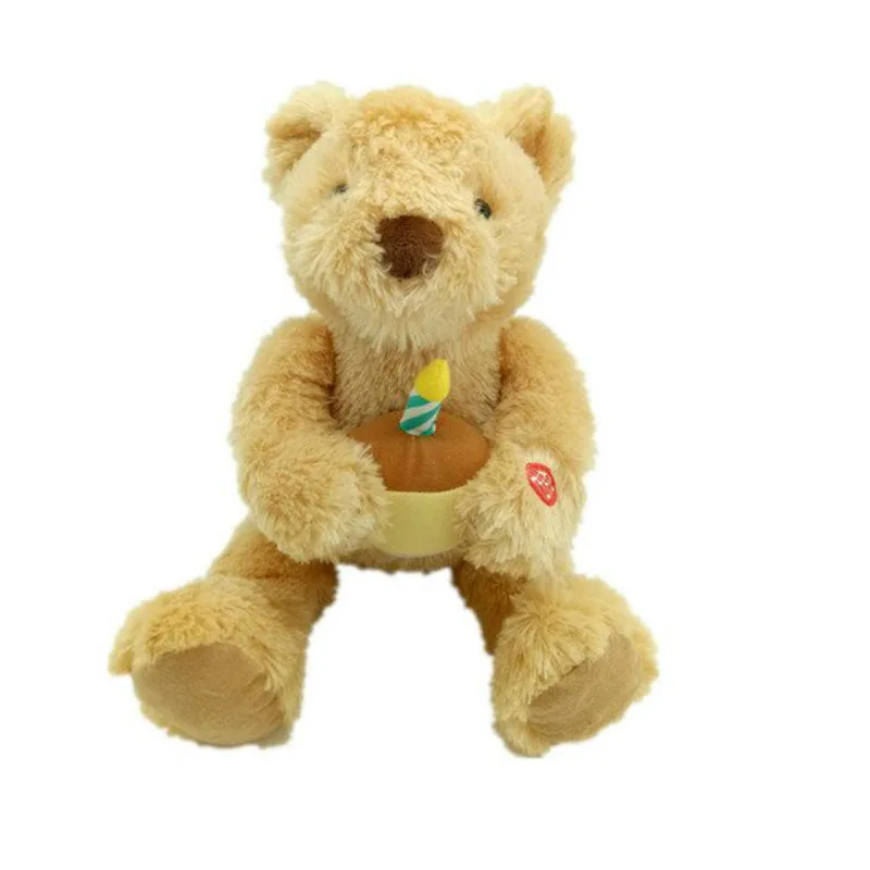 

Cute Interactive Singing Electric Plush Teddy Bear Toy Doll Will Sing Birthday Song for children,birthday party gift for kids