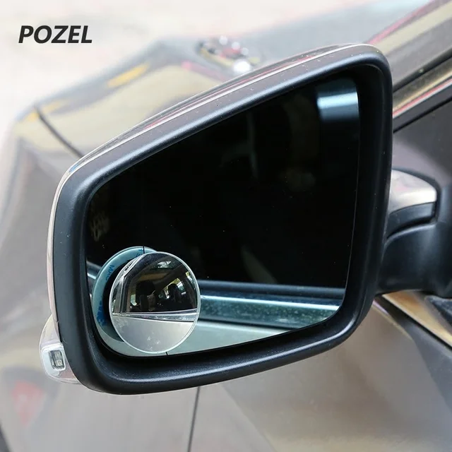 2pcs Car Wide Angle Round Convex Blind Spot Mirror for Mercedes Benz