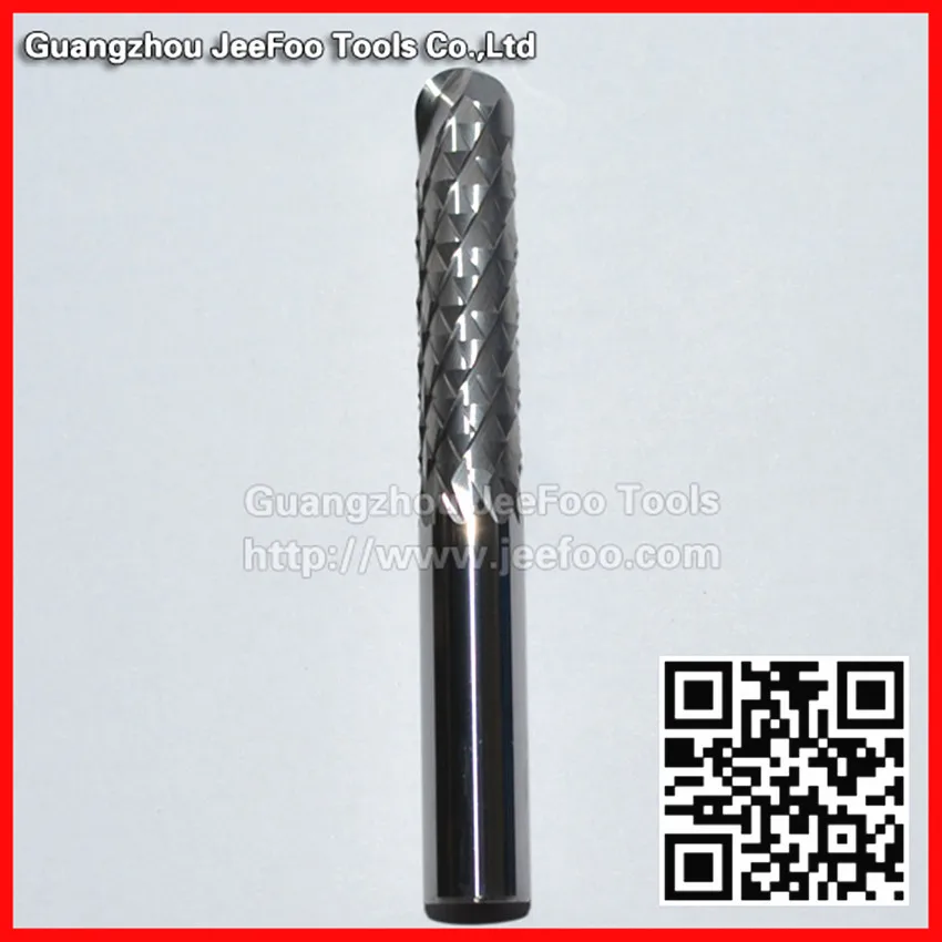 6*22mm Corn Teeth End Mill Milling Cutter CNC Bits PCB Circuit HDF Fiber Glass