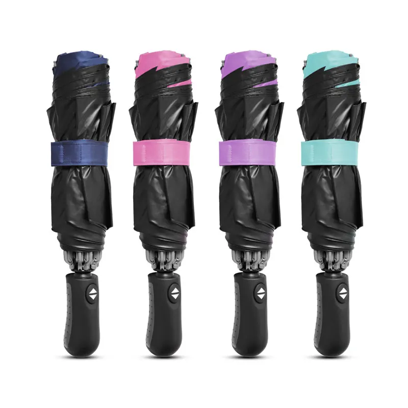 Reverse-Fully-automatic-Umbrella-Rain-Women-Men-Windproof-3Folding-Black-Coating-Sun-Umbrella-Car-Business (4)