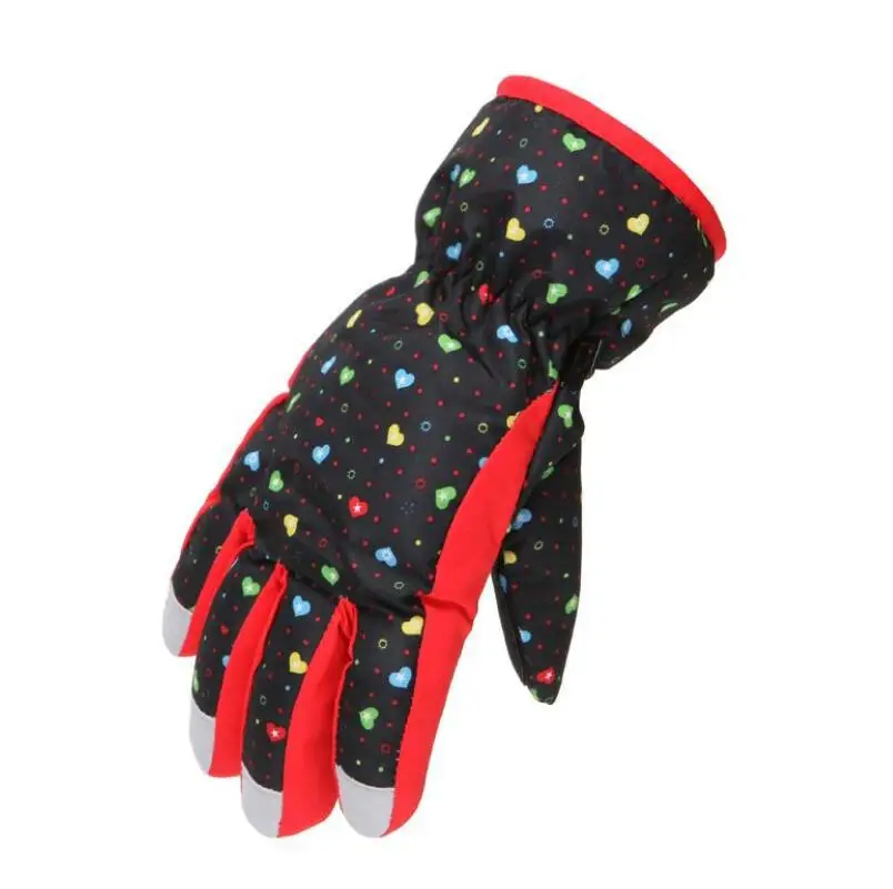 Детские перчатки, зимние теплые перчатки для маленьких девочек, лыжные уличные перчатки для сноуборда для мальчиков, ветрозащитные водонепроницаемые рукавицы для велоспорта для девочек для От 4 до 8 лет
