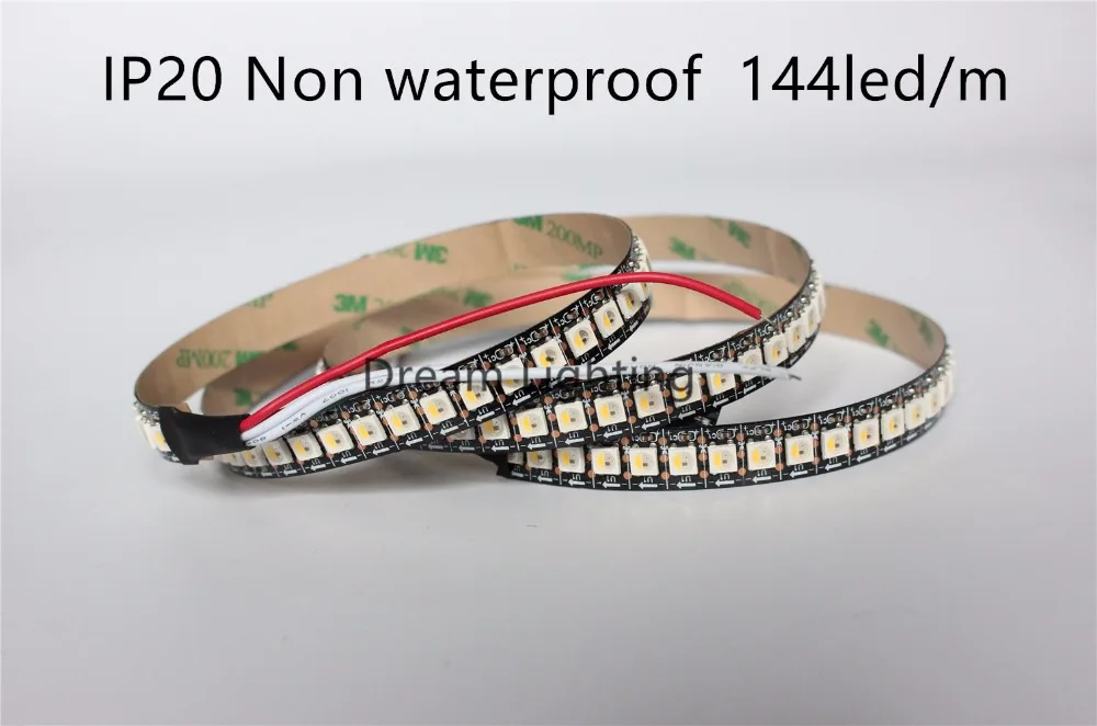 1 м/4 м/5 м SK6812 (аналогичный ws2812b ) RGBW 4 в 30/60/144 светодиодов/pixles/m Индивидуальная