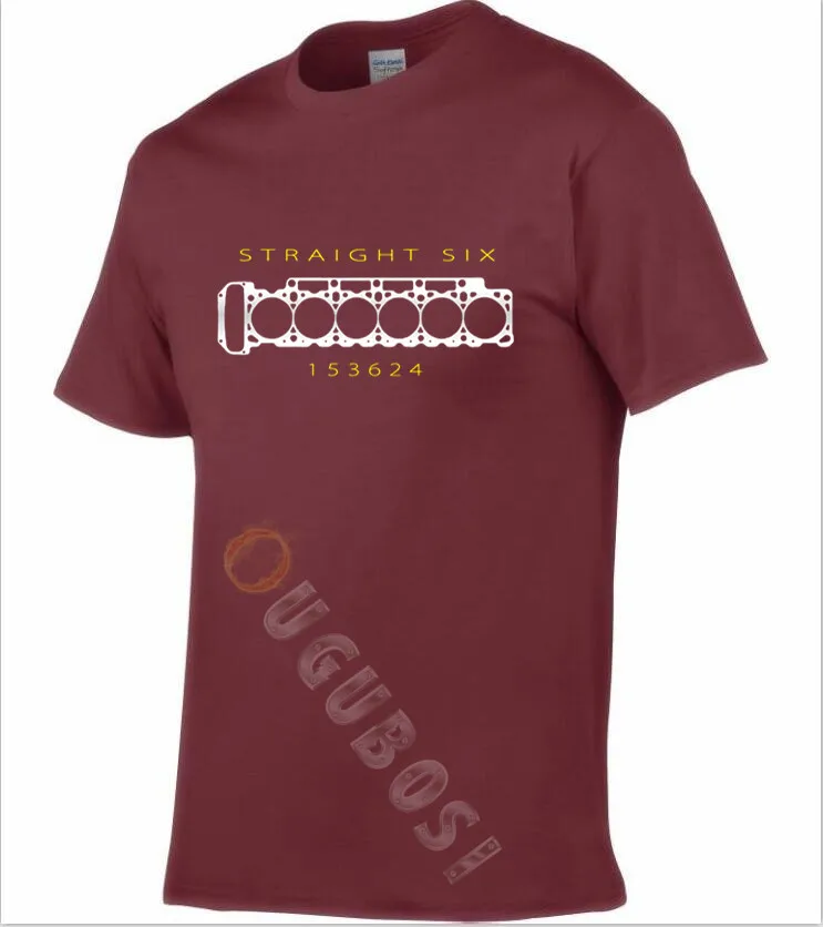 

STRAIGHT SIX ENGINE T SHIRT inline 6 Pistons Supra e92 e46 e30 e21 b m w m3 m5 NEW 2019 free shipping