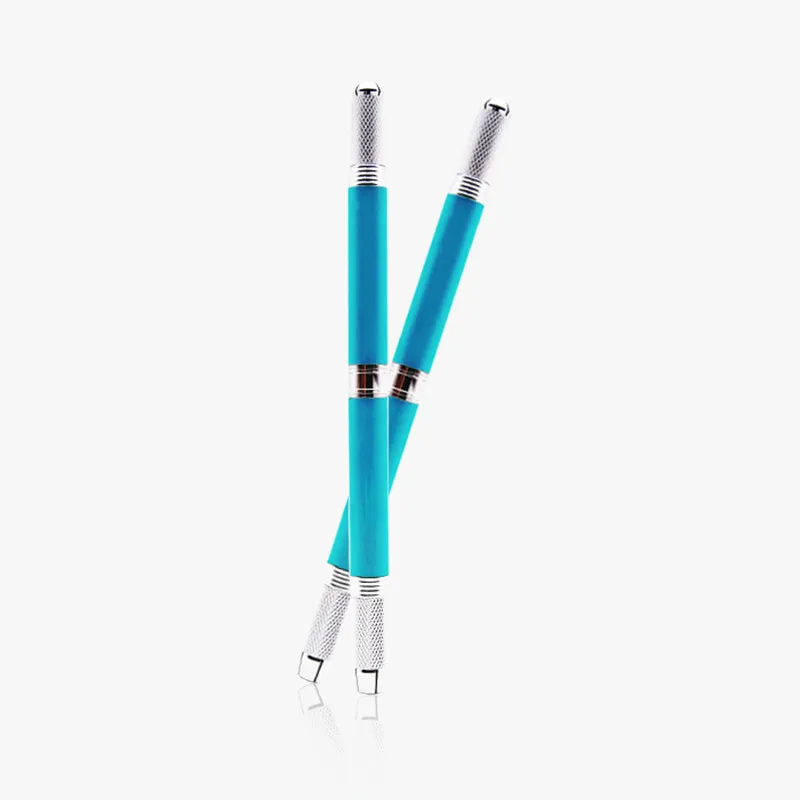 

Double head Professional Eyebrow Permanent Tattoo Stainless manual Makeup Pen Matched for all kinds of blades Free shipping