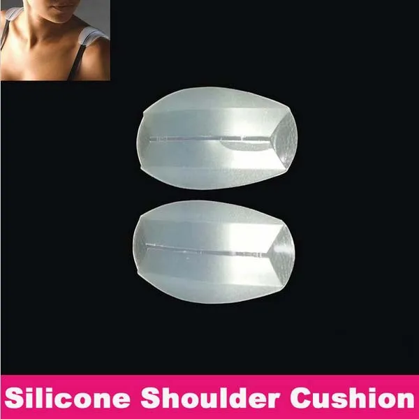 Free Shipping 2Pcs Soft Silicone Bra Strap Cushions Holder Non slip