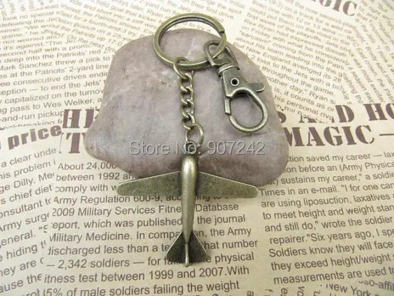 wholesale airplane keychain with swivel clasp charm chain jewelry | Украшения и аксессуары