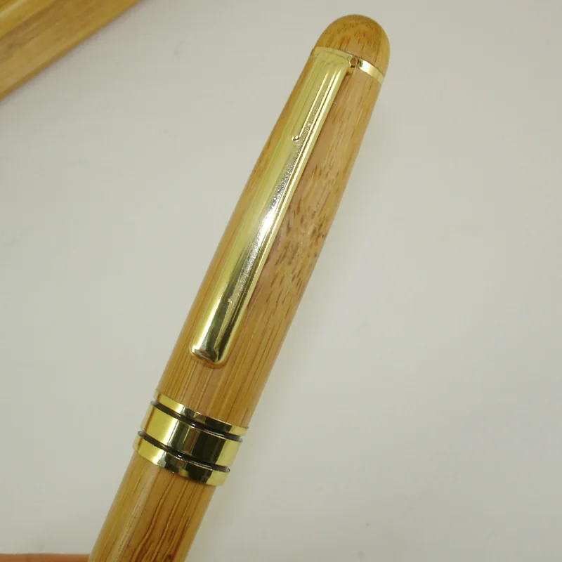 ACMECN новейший бамбуковый шар ручка с Чехол подарочный набор ручной работы из натурального бамбука экологичный карандаш Подарочная коробка для деловых подарков