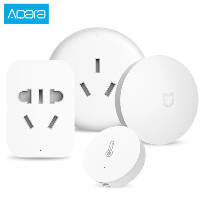 

Original Aqara Temperature Control Set Wireless Switch, Humidity Sensor, Air Conditioner, ZigBee Outlet Xiaomi Smart Home Kit