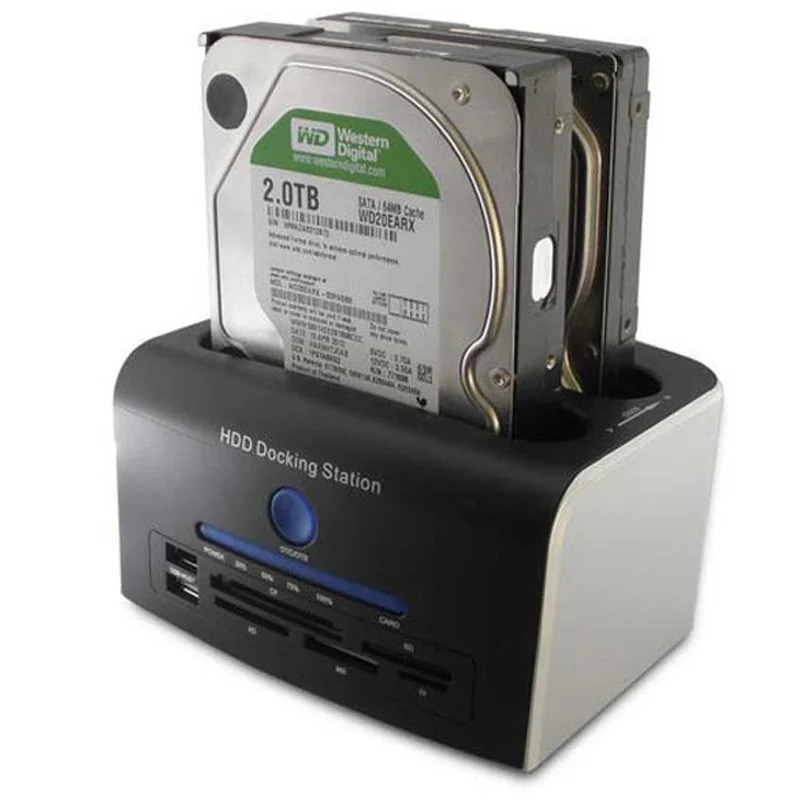 Prix pour 2.5 3.5 pouce SATA Disque Dur Lecteur Tout en 1 USB 3.0 HDD Docking Station Clone HUB USB Lecteur de Carte Prix pour 2.5 3.5 pouce SATA Disque Dur Lecteur Tout en 1 USB 3.0 HDD Docking Station Clone HUB USB Lecteur de Carte