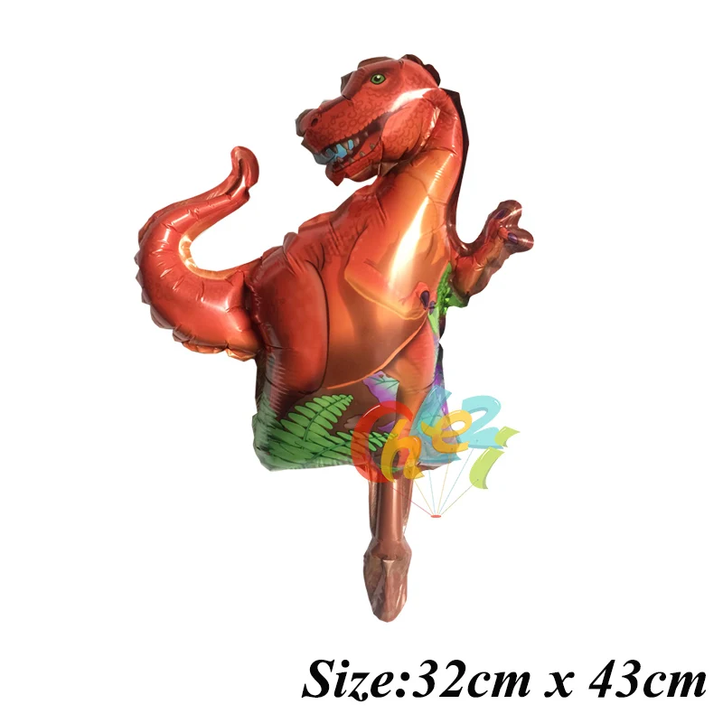 1 шт. гигантский динозавр воздушные шары из фольги воздушные шарики в виде животных для детей динозавр день рождения украшения воздушные шарики, детские игрушки гелий globals - Цвет: Tyrannosaurus rex