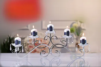 

metal elegant iron gold silver wedding decoration centerpiece
