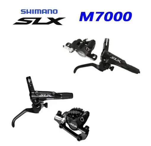 SHIMANO SLX M7000 M7100 Гидравлический дисковый тормоз Комплект MTB передние и задние W/смолы колодки ICE Tech G03S J02A J03A J04C