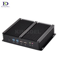 I3 4010u безвентиляторный barebone mini pc core i7 4500u windows 10 прочный ITX Корпус Встроен Промышленный Компьютер 2 LAN HDMI 6 COM неттоп