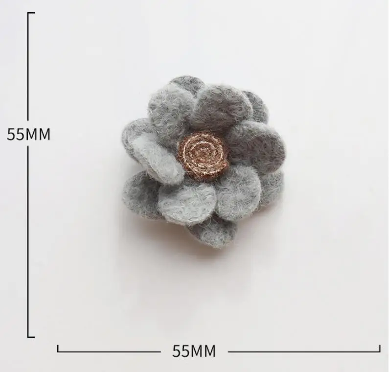 wool felt flower (10)