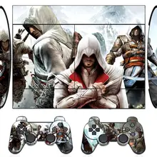 Assassin 270 виниловая Защитная Наклейка для sony PS3 Super Slim 4000 и 2 контроллера Скины наклейки s