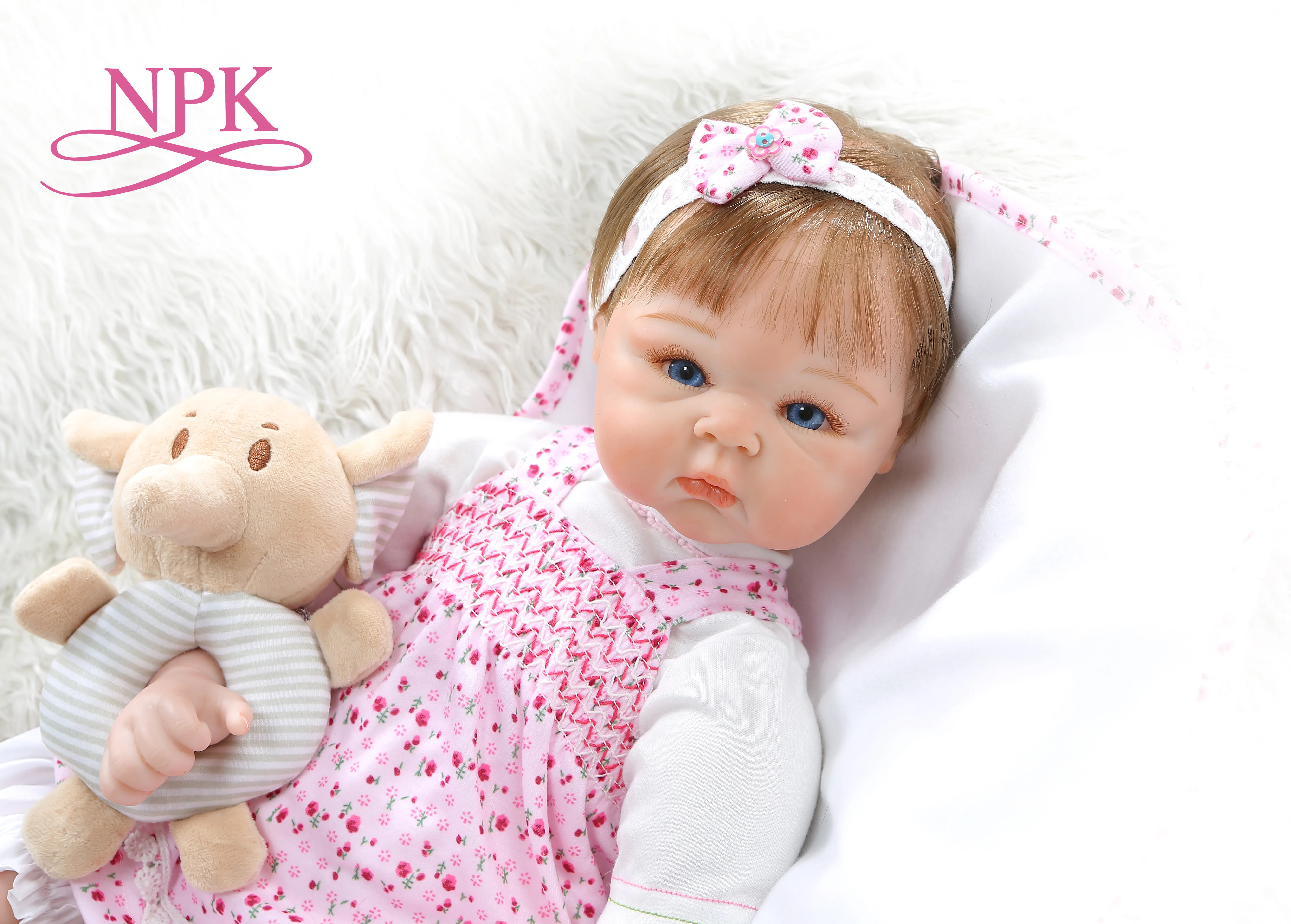 NPK 55 см От 0 до 3 месяцев настоящий ребенок bebe realitic reborn Реалистичная кукла младенец