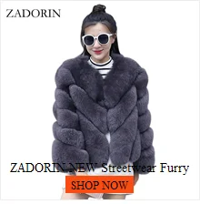 ZADORIN Winter Luxury Faux Mink Fur Coat Hooded Women Thick Warm Fluffy Faux Fur Jacket Ladies Coats Black Pink Fur Pele