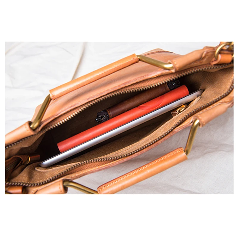 AETOO Retro literary handbag leather bag single shoulder oblique cross Baotou layer cowhide female bag