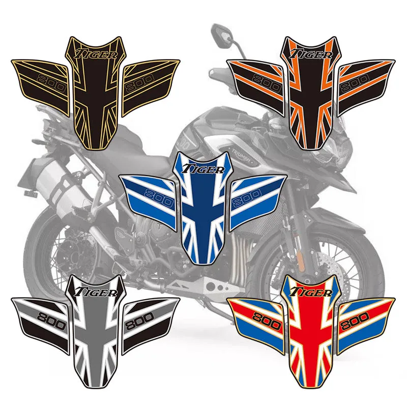 

Motorcycle Stickers Fuel Tank Sticker Fishbone Protective Decals For Triumph Tiger 800 2010 - 2017 2011 2012 2013 2014 2015 2016