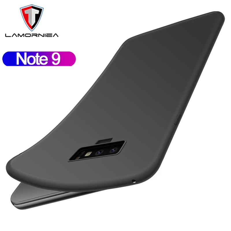 

Lamorniea Soft Silicone TPU Case For Samsung Note 9 Cover S6 Edge Matte Black Back Phone Case For Samsung A3 A5 A7 2017 J5 J7